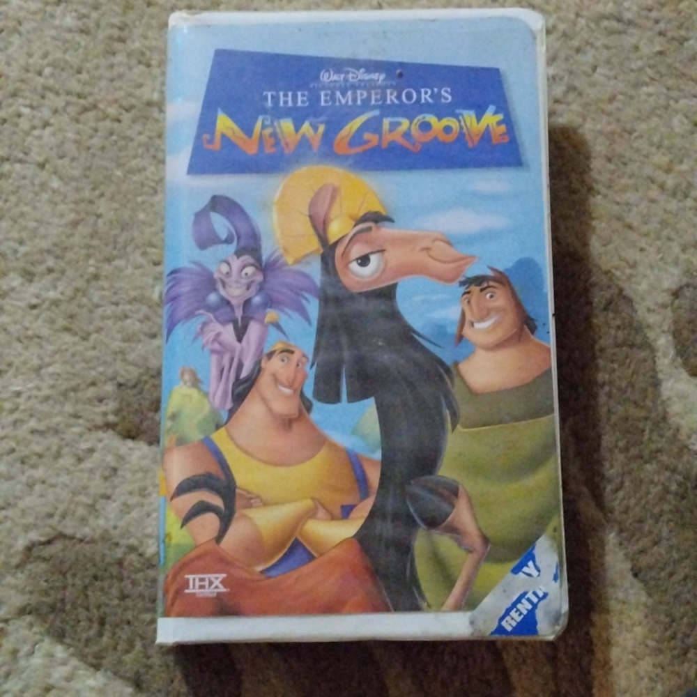 Original the emperor's new groove vhs